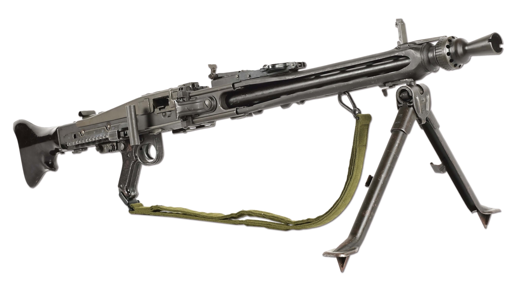(N) TREMENDOUS ORIGINAL RHEINMETTAL MANUFACTURED WEST GERMAN MG 3 MACHINE GUN (FULLY TRANSFERABLE).