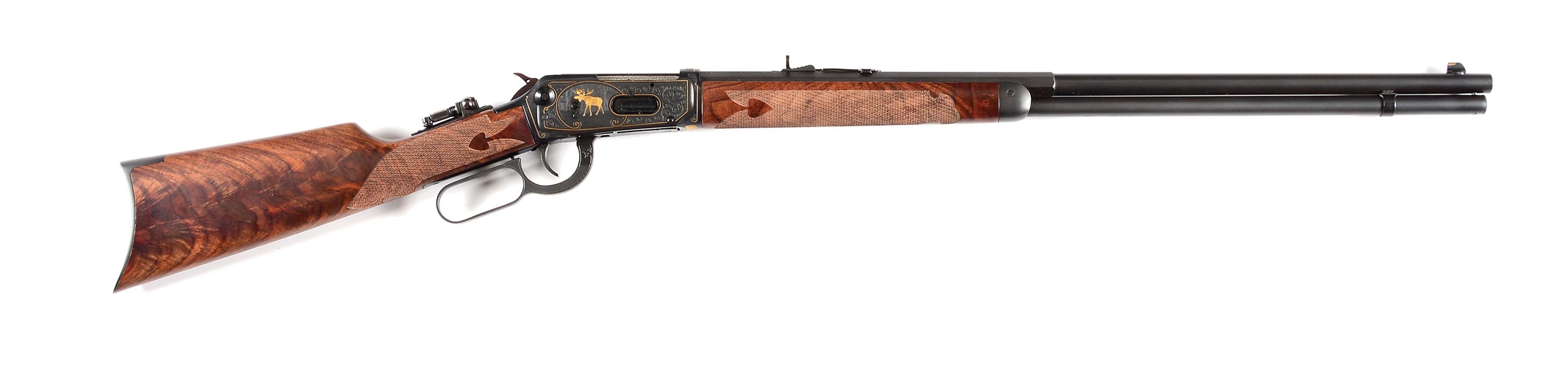 (M) WINCHESTER CUSTOM SHOP MODEL 94AE 94 HERITAGE ONE OF ONE HUNDRED LEVER ACTION RIFLE.