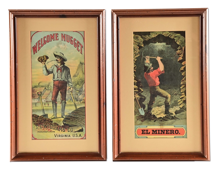 LOT OF 2: EL MINERO AND WELCOME NUGGET ADVERTISEMENTS.