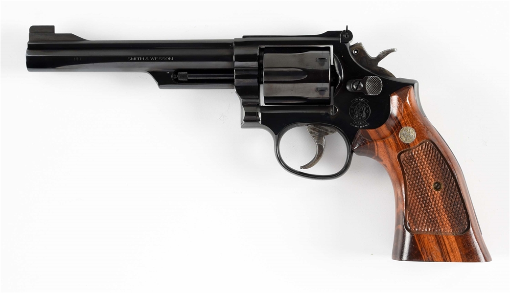 (M) SMITH & WESSON MODEL 19-5 .357 MAGNUM DOUBLE ACTION REVOLVER.