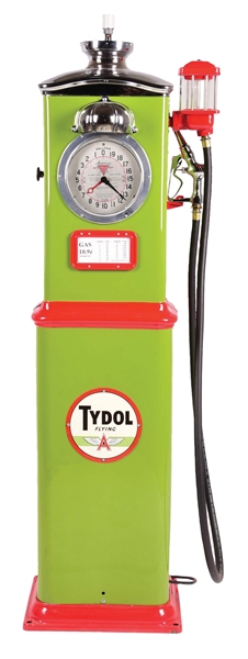 AMERICAN MODEL #277 GAS PUMP RESTORED IN TYDOL GASOLINE. 