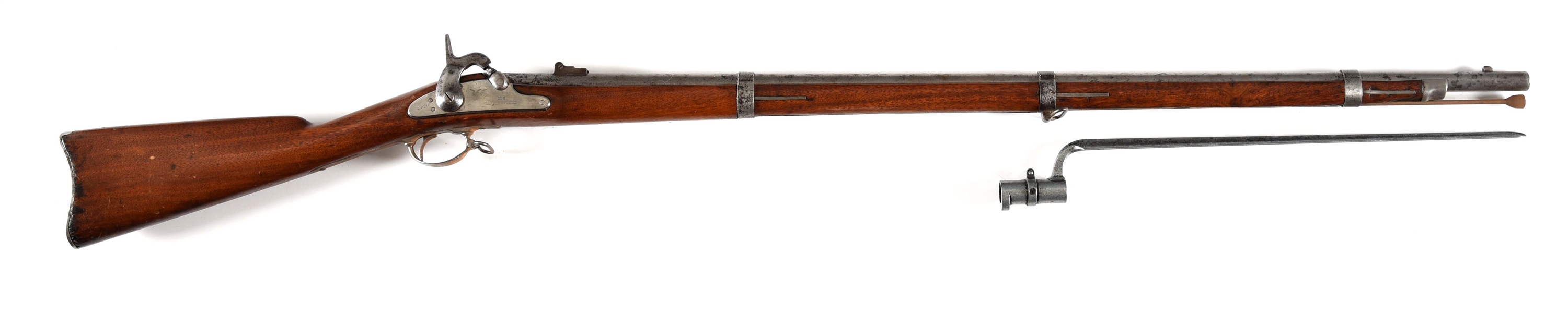 (A) US MODEL 1861 PERCUSSION RIFLED MUSKET BY SPRINGFIELD.