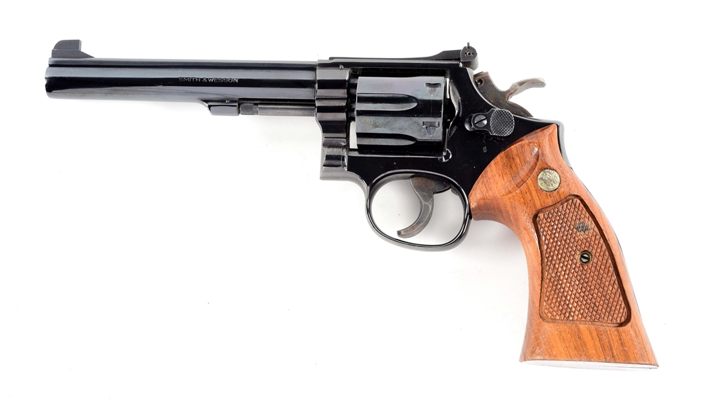 (M) SMITH & WESSON MODEL 14-4 .38 SPECIAL DOUBLE ACTION REVOLVER.