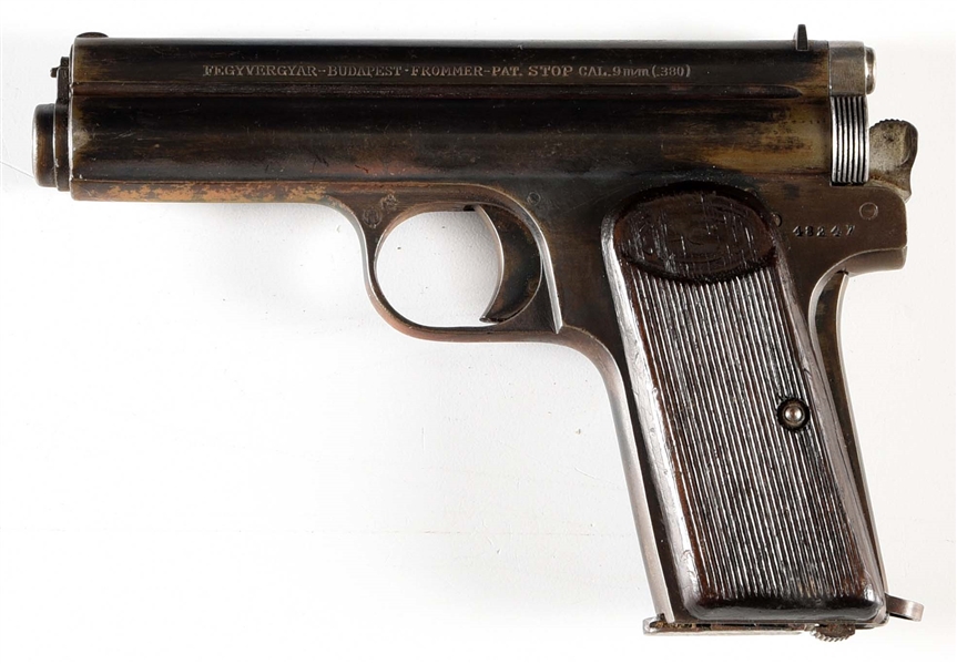 (C) FEG FROMMER STOP .380 ACP SEMI-AUTOMATIC PISTOL.