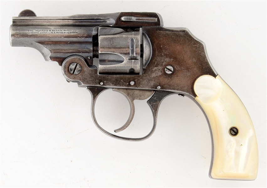 (C) HOPKINS AND ALLEN SAFETY POLICE DOUBLE ACTION REVOLVER.
