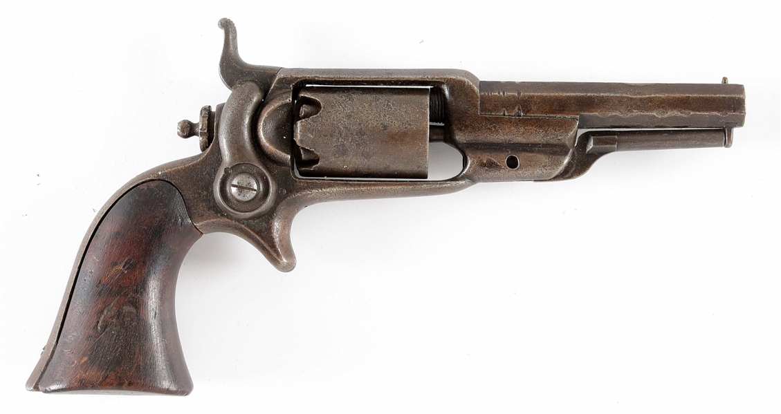 (A) COLT MODEL 1855 "ROOT" SIDEHAMMER SINGLE ACTION PERCUSSION REVOLVER.