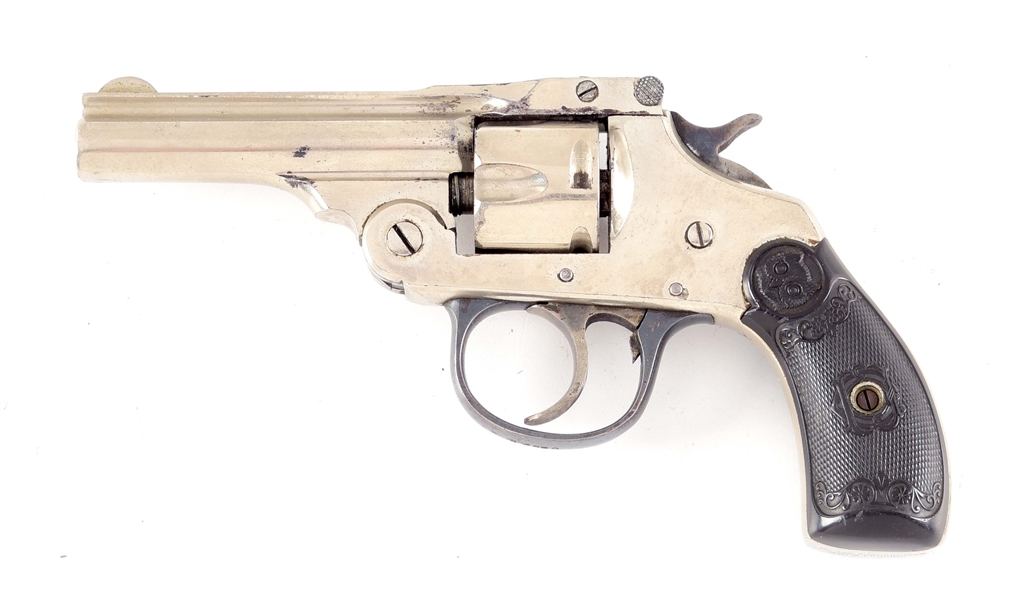 (C) IVER JOHNSON SAFETY AUTOMATIC DOUBLE ACTION REVOLVER.