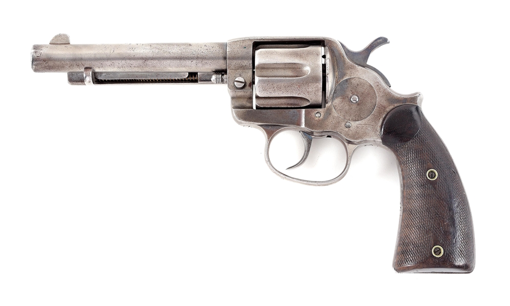 (A) DOCUMENTED ONE OF ONE COLT MODEL 1878 DOUBLE ACTION REVOLVER WITH SPECIAL LONG SQUARE BUTT GRIP.