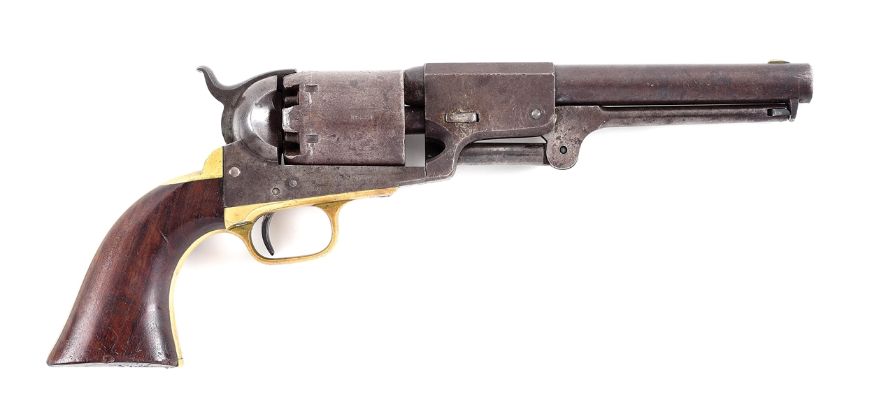 (A) MARTIALLY MARKED COLT 3RD MODEL DRAGOON PERCUSSION REVOLVER.