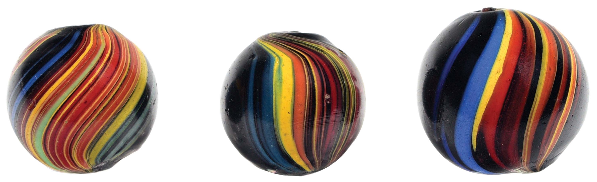 LOT OF 3: INDIAN MARBLES.