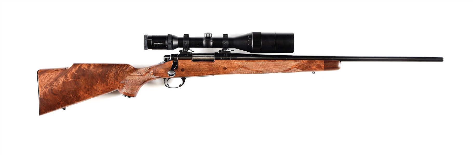 (M) SPECIAL ORDER DELUXE REMINGTON MODEL 700 BOLT ACTION RIFLE WITH SWAROVSKI OPTIC.