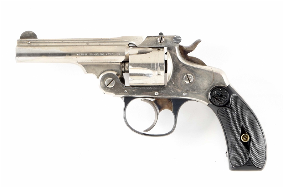 (C) SMITH & WESSON FOURTH MODEL .32 DOUBLE ACTION REVOLVER.