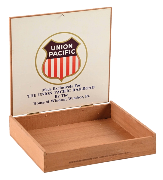 UNION PACIFIC CIGAR BOX.
