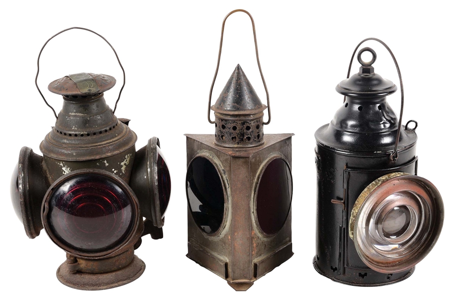 LOT OF 3: LAMPS.