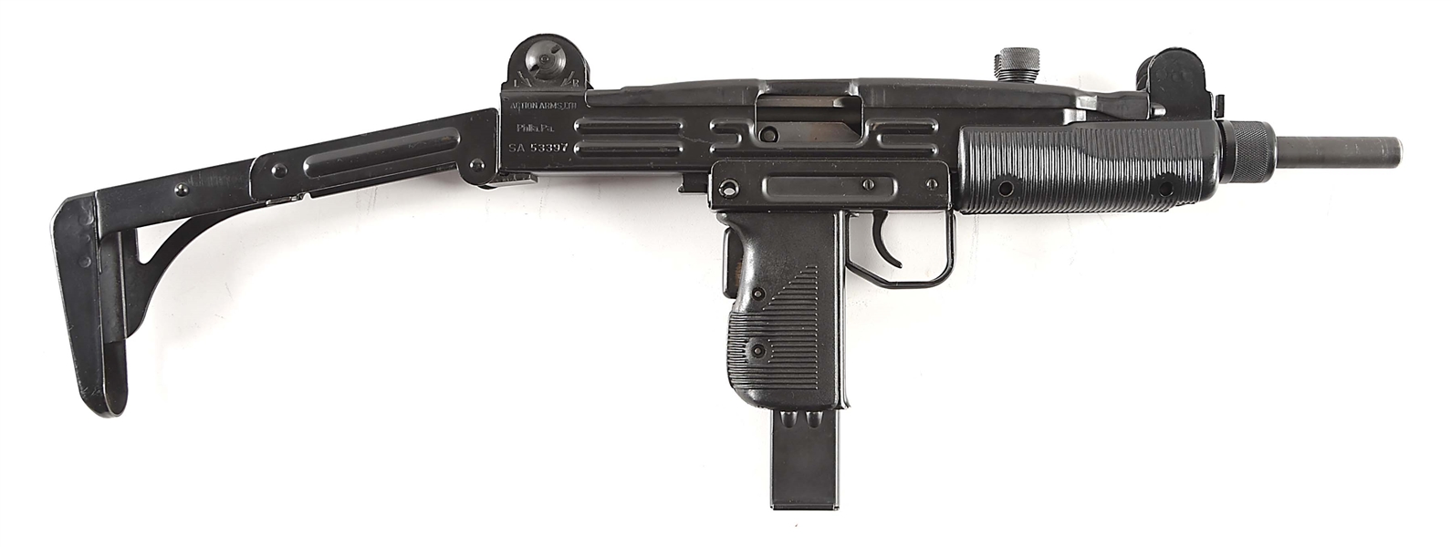 (N) ISRAEL MILITARY INDUSTRIES MODEL B UZI SUBMACHINE GUN IMPORTED BY ACTION ARMS (FULLY TRANSFERABLE).