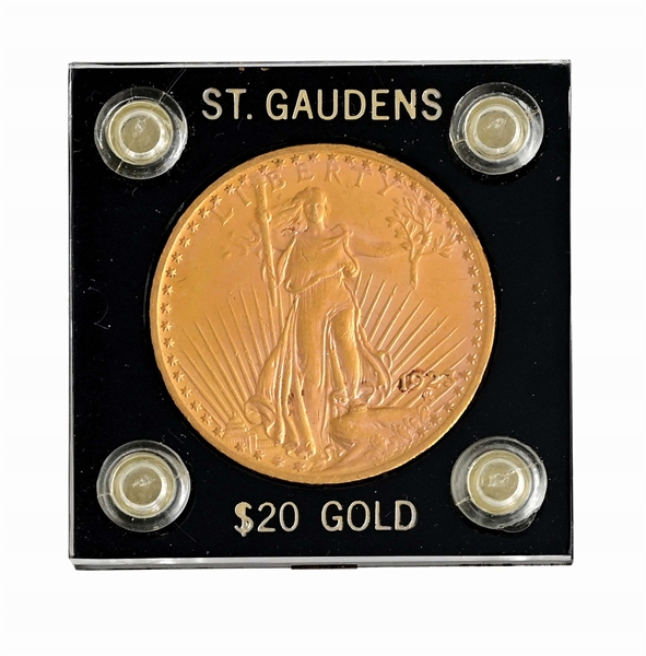 1923 $20 GOLD ST. GAUDENS, MS60, RAW