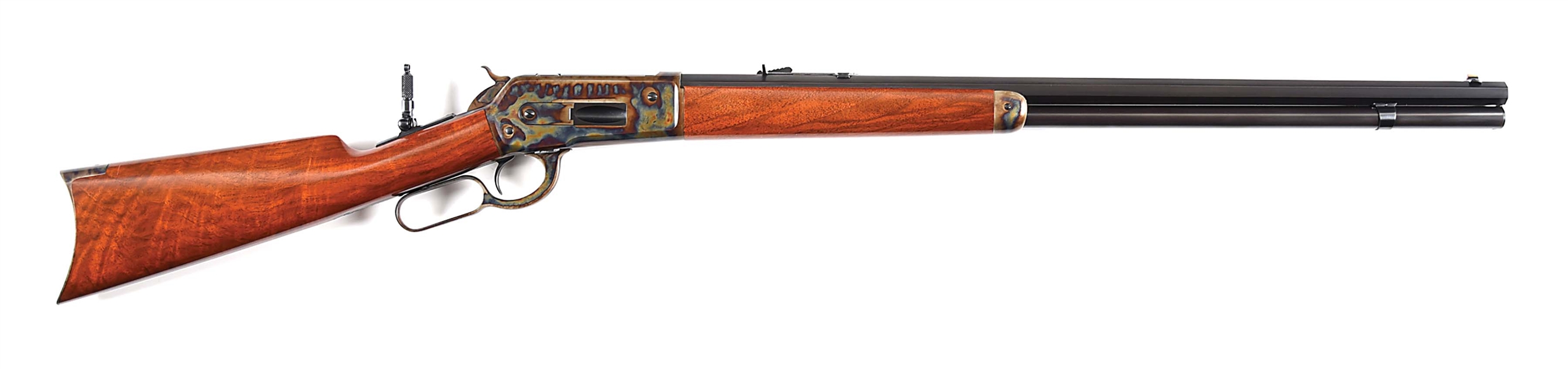 (C) TURNBULL RESTORED WINCHESTER MODEL 1886 LEVER ACTION RIFLE IN .40-65 W.C.F.