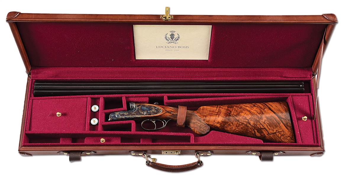 (M) LUCIANO BOSIS QUEEN EXTRA BEST QUALITY SLE 20 BORE SIDE BY SIDE SHOTGUN.