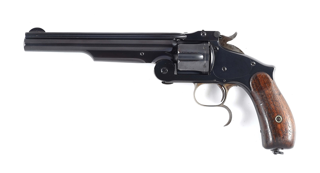 (A) SMITH & WESSON NO. 3 RUSSIAN 2ND MODEL RETAILED BY SCHUYLER, HARTLEY, AND GRAHAM.