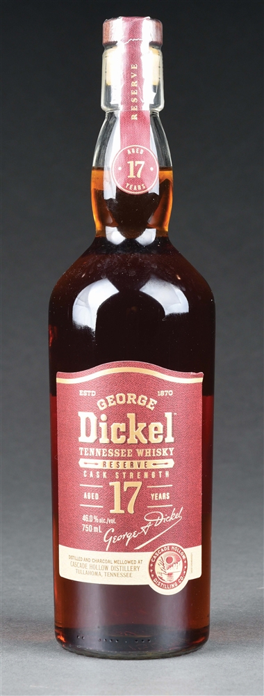 DICKEL RESERVE CASK STRENGTH 17 YEAR OLD