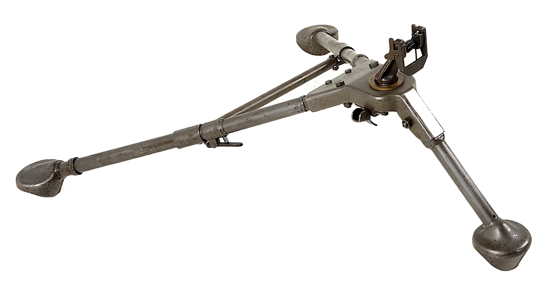 M-60 MACHINE GUN MODEL M122 TRIPOD WITH PINTLE AND MANUALS. 