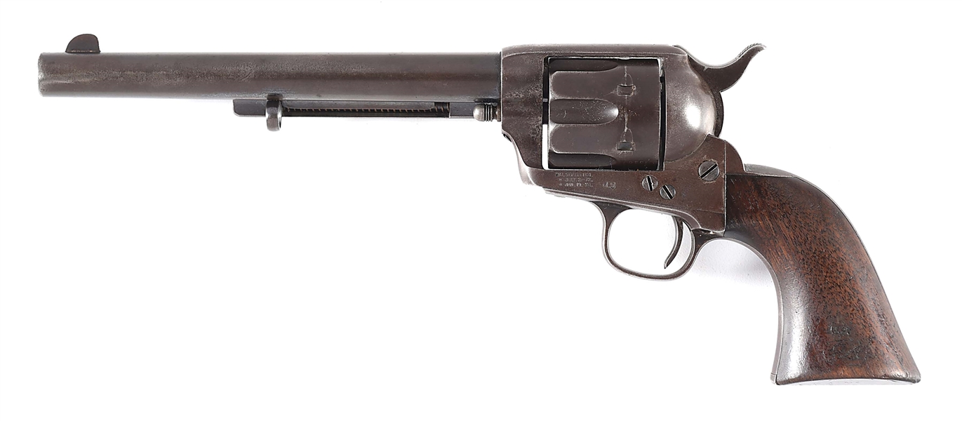 (A) HIGHEST KNOWN DFC INSPECTED COLT SINGLE ACTION ARMY CAVALRY MODEL REVOLVER.