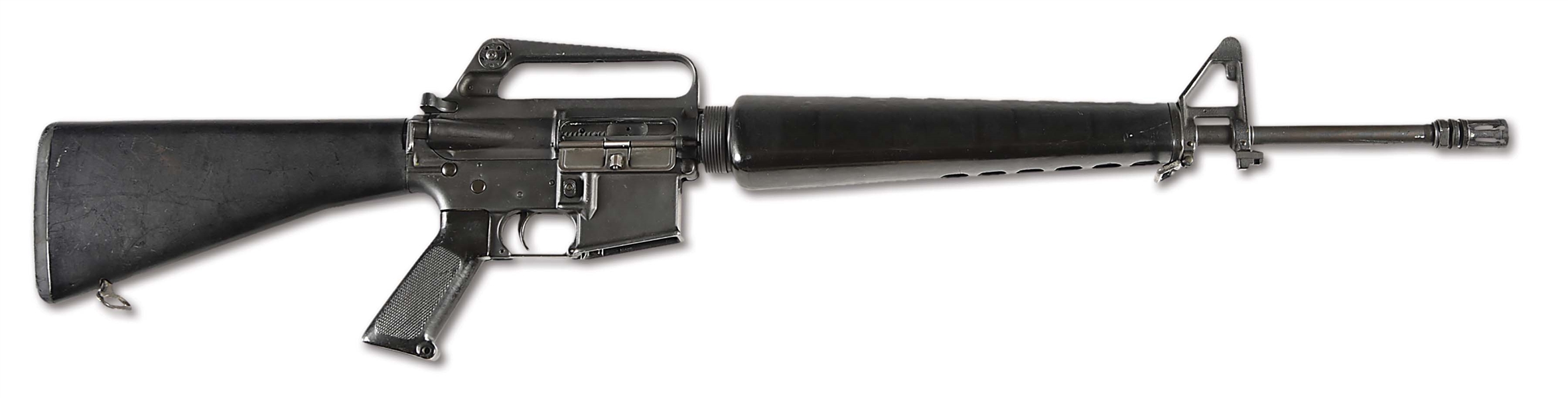 (N) SCARCE AND DESIRABLE EARLY 1970S ERA COLT M16 MACHINE GUN IN CLASSIC MILITARY CONFIGURATION (FULLY TRANSFERABLE ALMOST CURIO AND RELIC).
