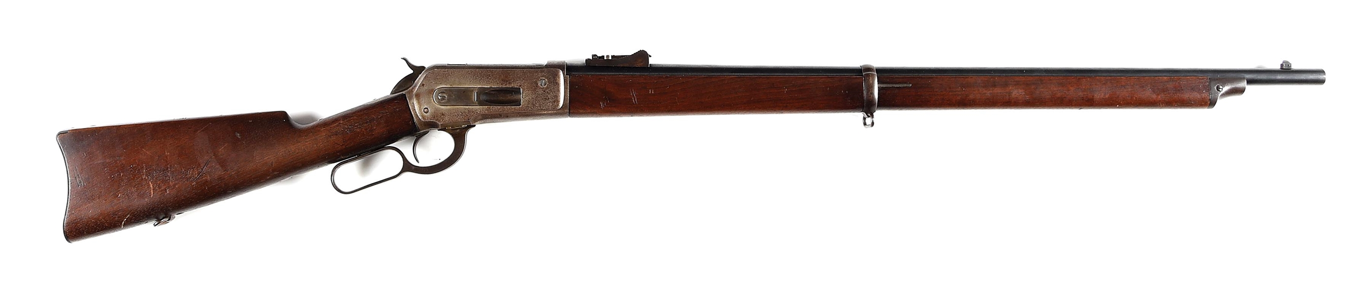 (A) FINE AND RARE WINCHESTER MODEL 1886 LEVER ACTION MUSKET.