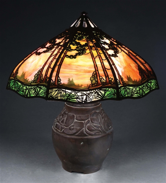 MONUMENTAL HANDEL SUNSET OVERLAY TABLE LAMP