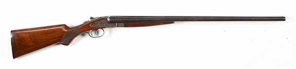 (C) LC SMITH FEATHERWEIGHT FIELD GRADE 16 BORE SIDE BY SIDE SHOTGUN.