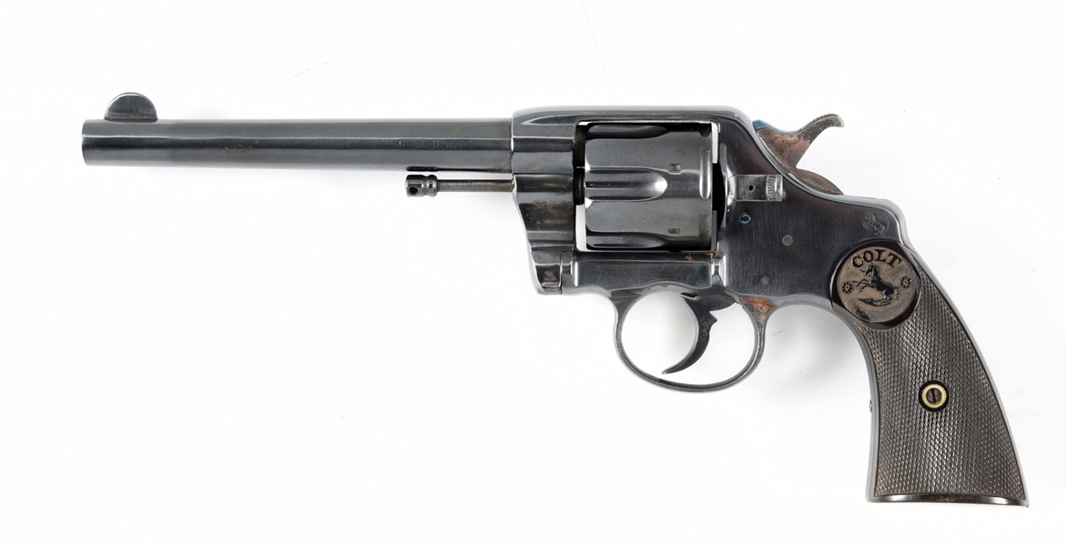 (A) COLT NEW ARMY MODEL 1894 DOUBLE ACTION REVOLVER.