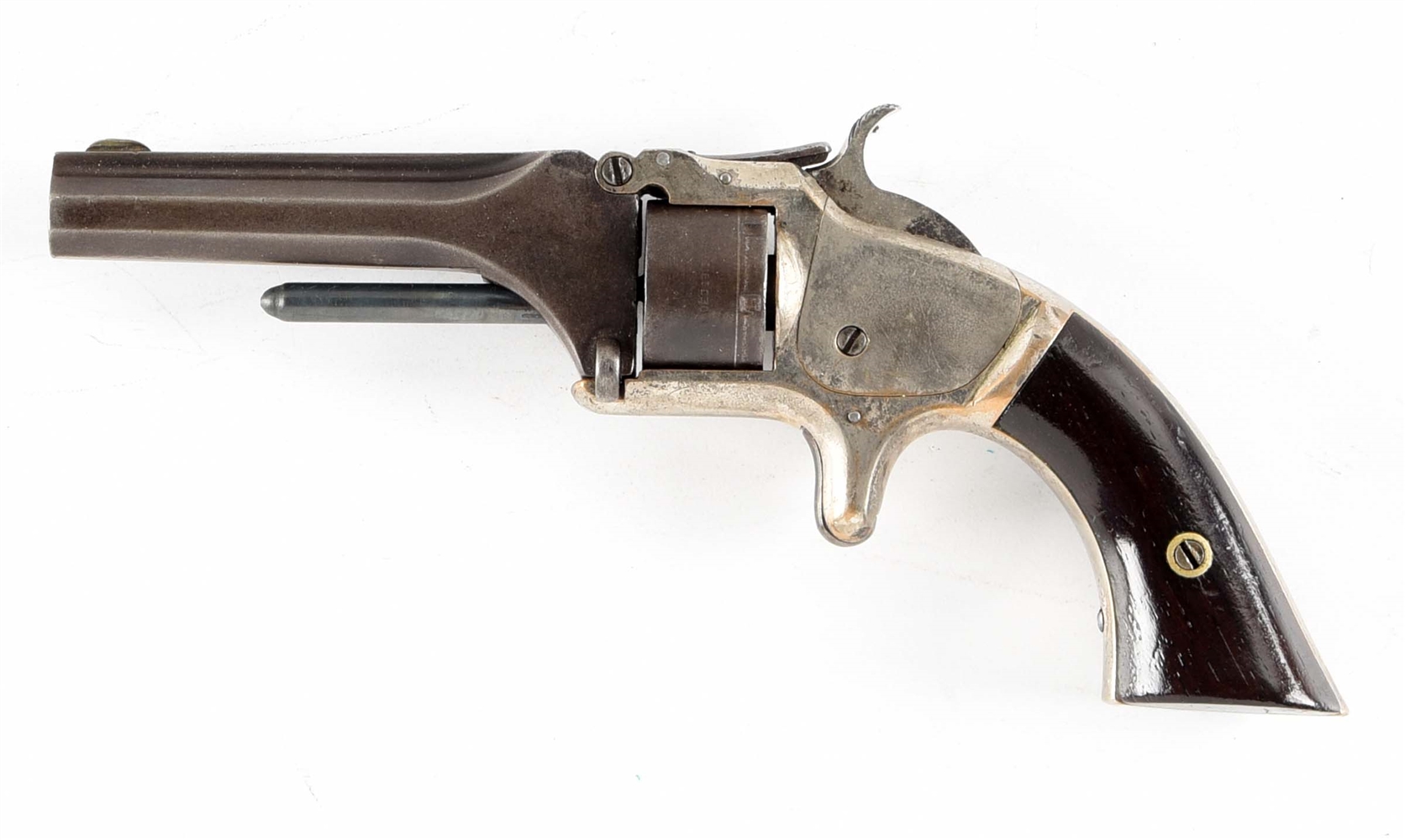 (A) INSCRIBED SMITH & WESSON NO. 1 SECOND ISSUE SINGLE ACTION REVOLVER.