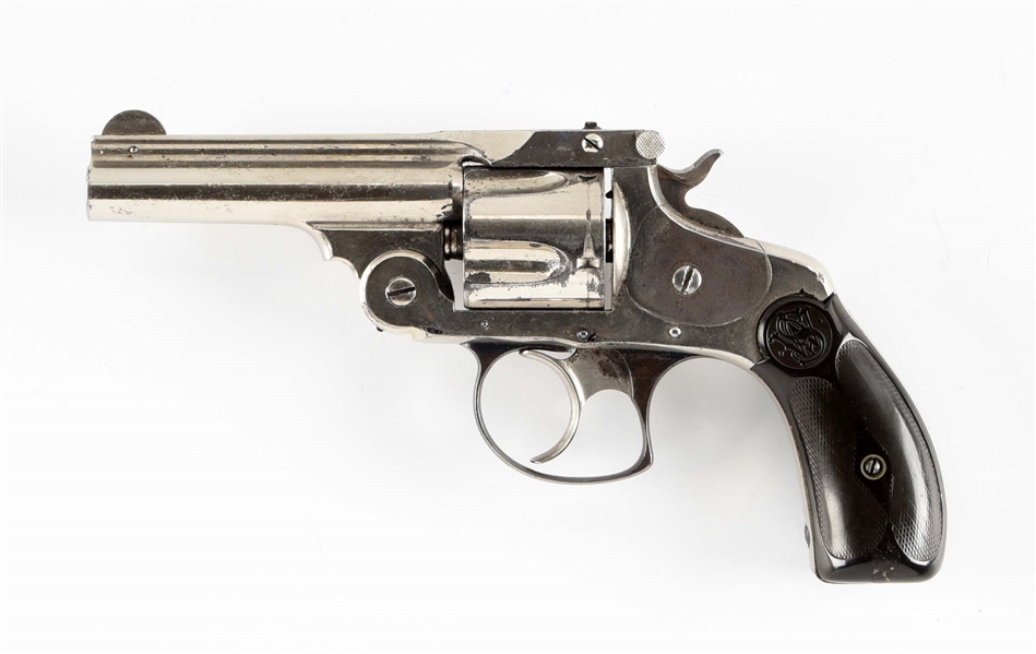 (C) DESIRABLE CLEVELAND POLICE MARKED SMITH & WESSON FOURTH MODEL .38 DOUBLE ACTION REVOLVER. 