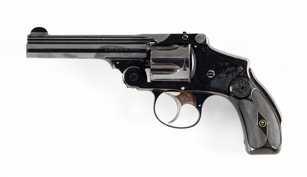 (C) SMITH & WESSON 5TH MODEL SAFETY AUTOMATIC .38 REVOLVER.