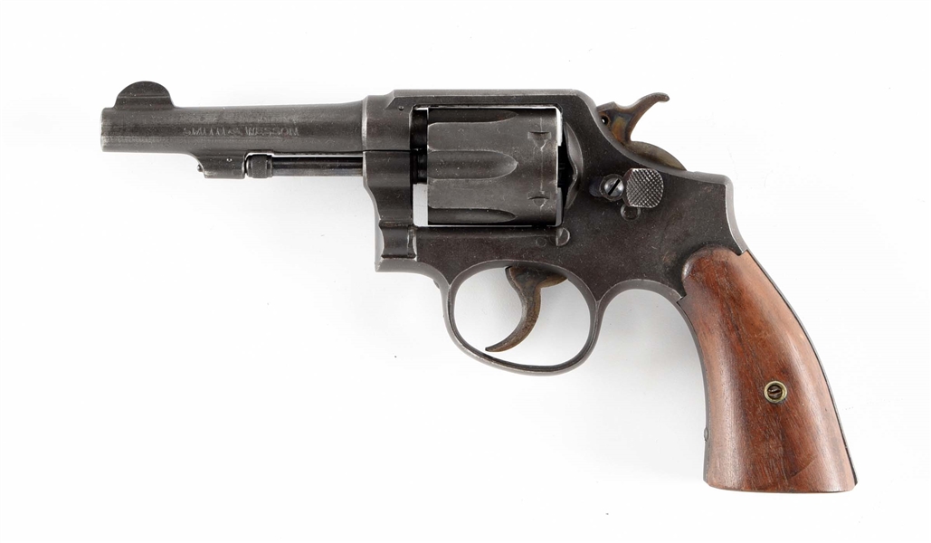 (C) SMITH & WESSON VICTORY MODEL DOUBLE ACTION REVOLVER.