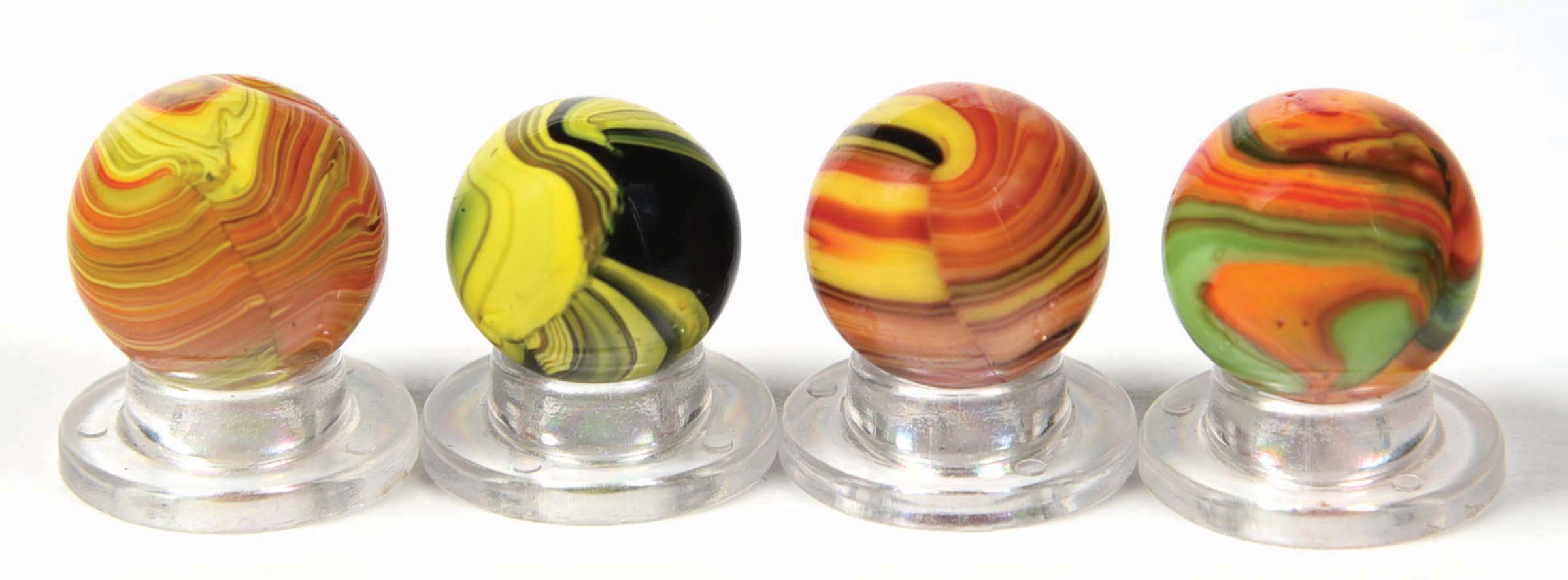 Lot Detail LOT OF 4 PELTIER MARBLES