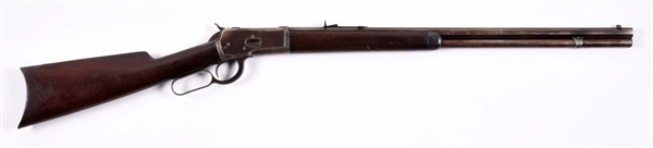 (A) WINCHESTER MODEL 1892 .44-40 LEVER ACTION RIFLE.