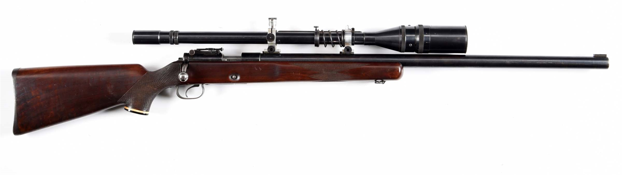 (C) WINCHESTER MODEL 52 TARGET RIFLE WITH UNERTL SCOPE.