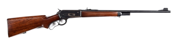 (C) WINCHESTER MODEL 71 LEVER ACTION RIFLE.