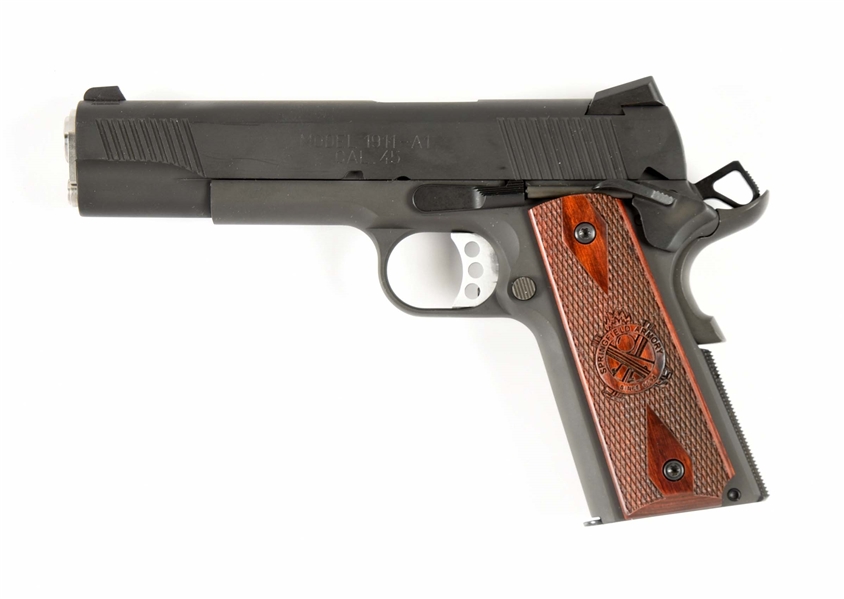 (M) SPRINGFIELD ARMORY 1911-A1.45 ACP SEMI-AUTOMATIC PISTOL WITH CASE.