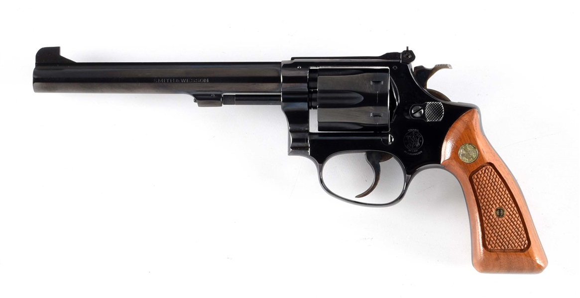 (C) BOXED SMITH & WESSON 35-1 DOUBLE ACTION REVOLVER.