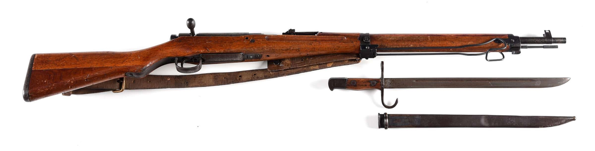 (C) NAGOYA SERIES 5 TYPE 99 BOLT ACTION RIFLE WITH INTACT MUM.