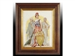 LADY LIBERTY OIL ON PANEL BY PAUL C. STAHR.       