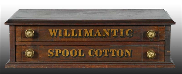 WILLIMANTIC COUNTRY STORE SPOOL CABINET.          