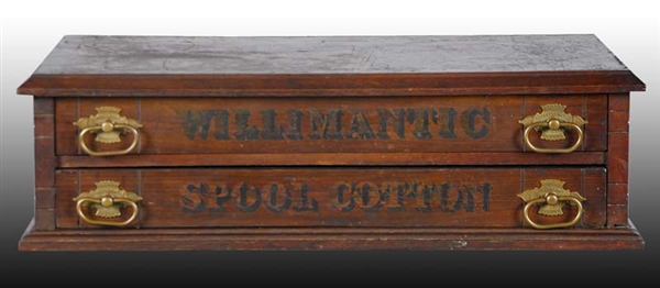 WILLIMANTIC COUNTRY STORE SPOOL CABINET.          