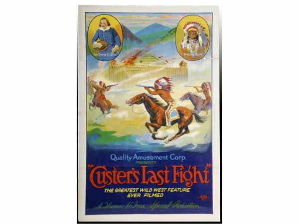 CUSTERS LAST FIGHT POSTER.                   