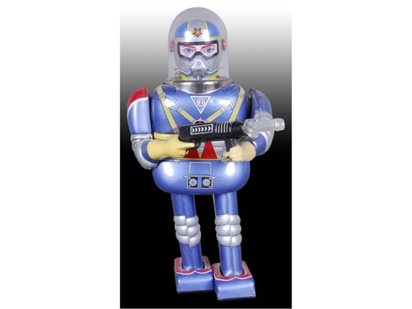 BATTERY-OPERATED CRAGSTAN JAPANESE TOY ASTRONAUT. 