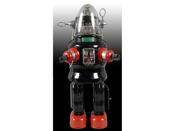 JAPANESE BATTERY-OPERATED MECHANIZED TOY ROBOT.   