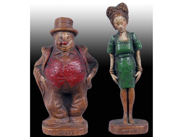 LOT OF 2: MAGGIE & JIGGS MULTI PRODUCTS FIGURES.  
