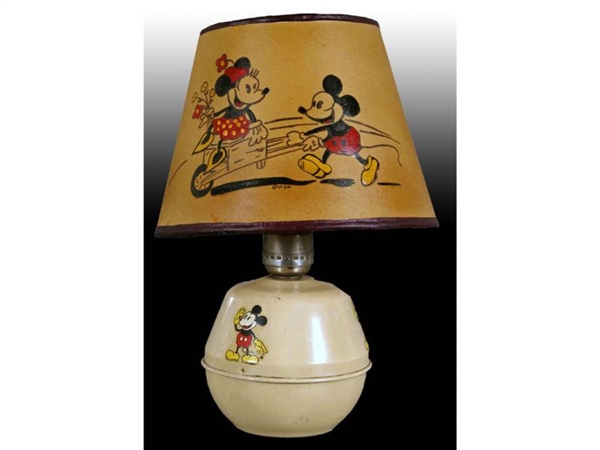 DISNEY MICKEY MOUSE & MINNIE LAMP SHADE WITH      